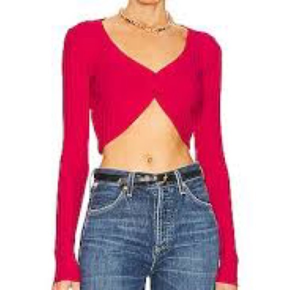 COTTON CITIZEN The Capri Crop Cardigan in Fuchsia (22) - Picture 6 of 6